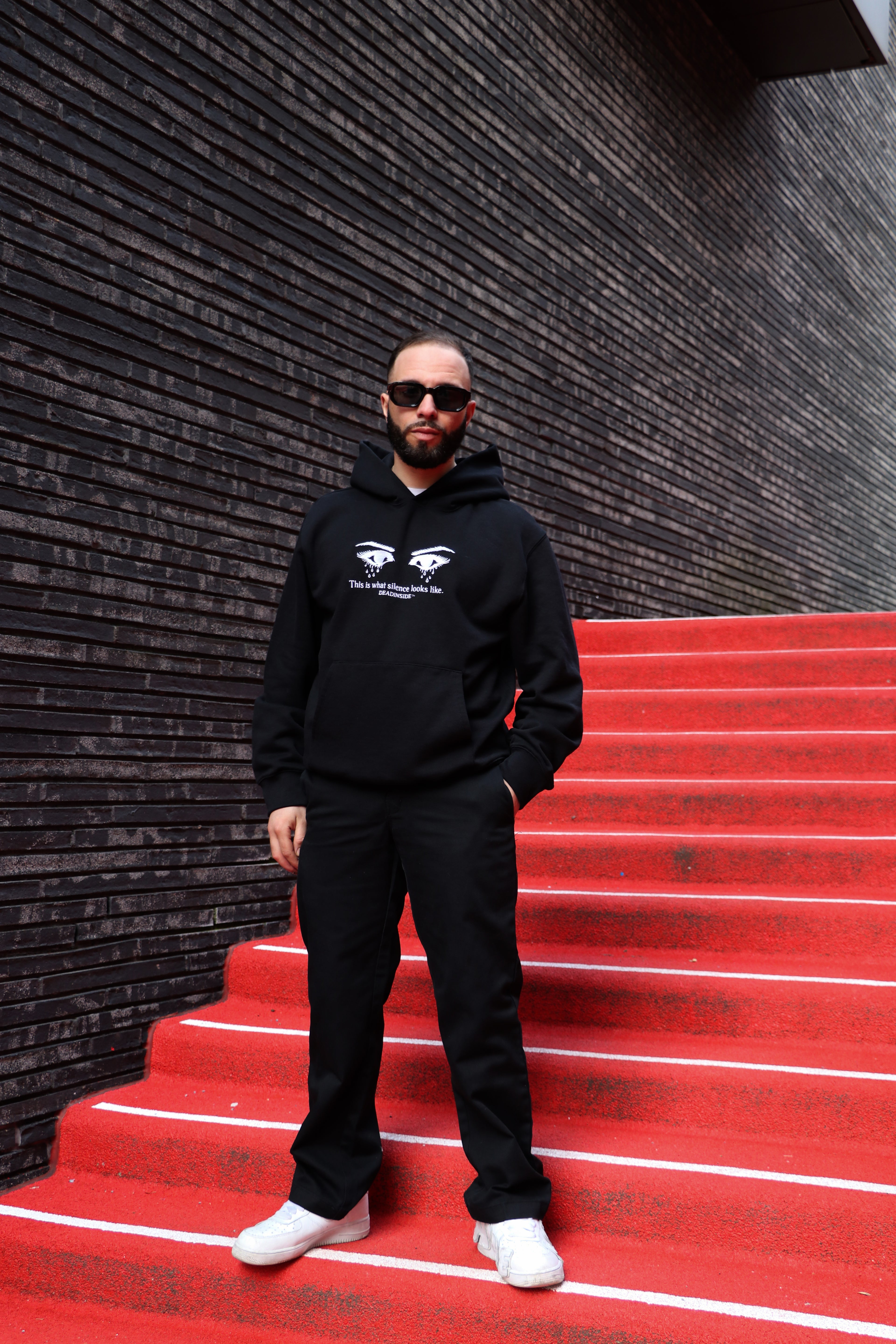 SILENCE - EMBROIDERED HOODIE